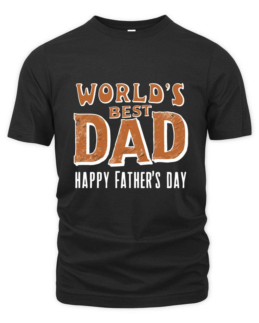 Worlds Best Dad Happy Fathers Day Organic Unisex T-shirt