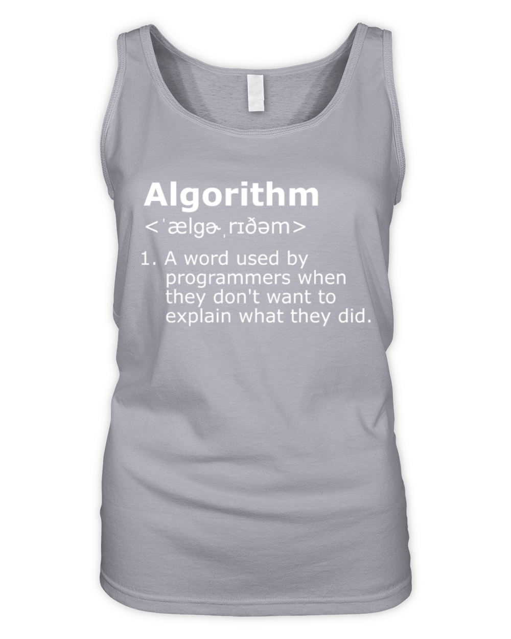 Algorithm Definition Organic Women's Tank Top