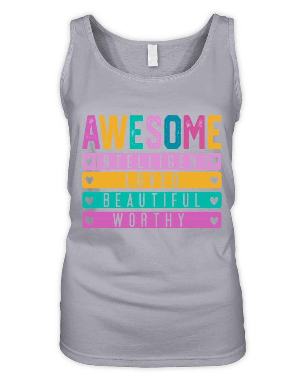 Awesome Loved Worthy Organic Women's Tank Top