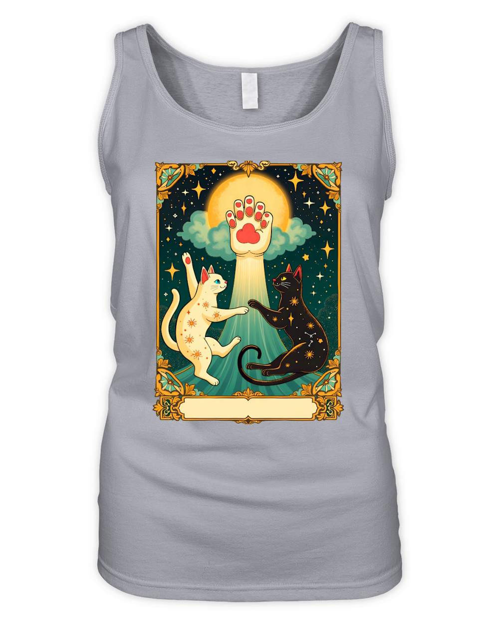 Cat Vector Organic Women's Tank Top