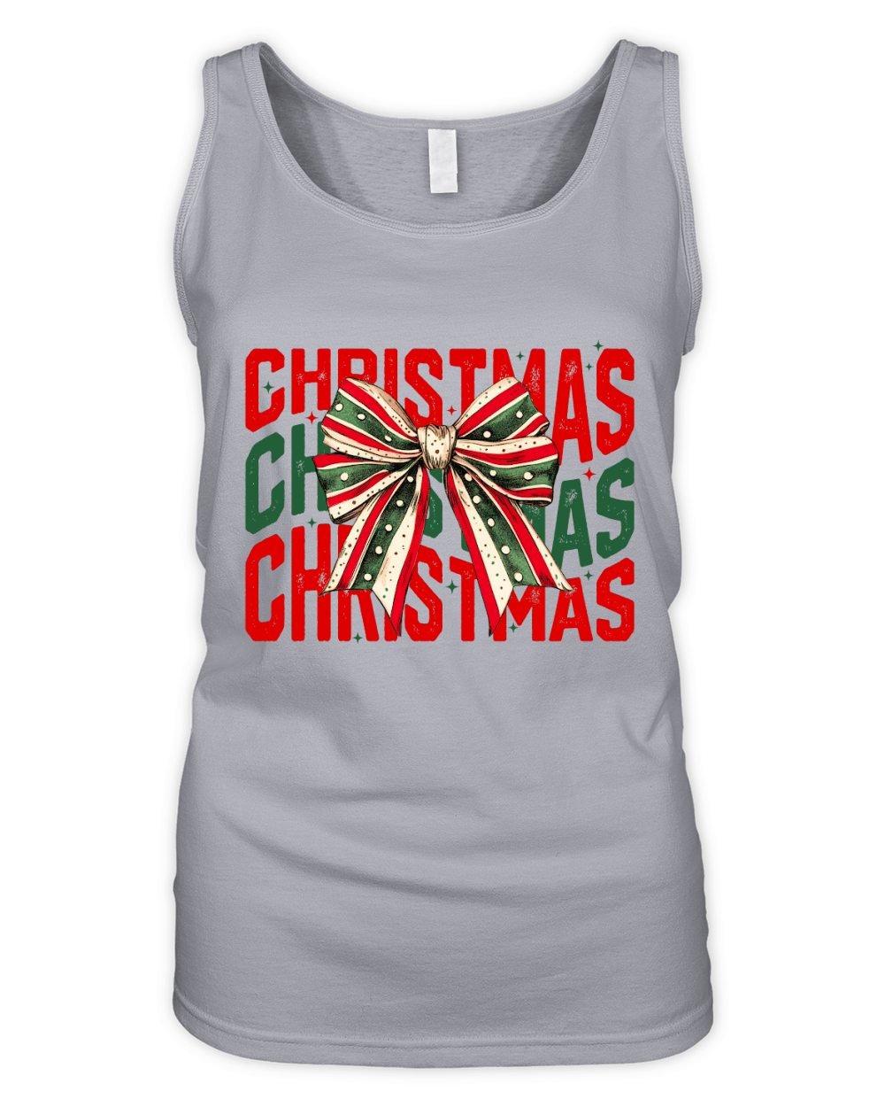 Christmas bow2 Organic Women's Tank Top