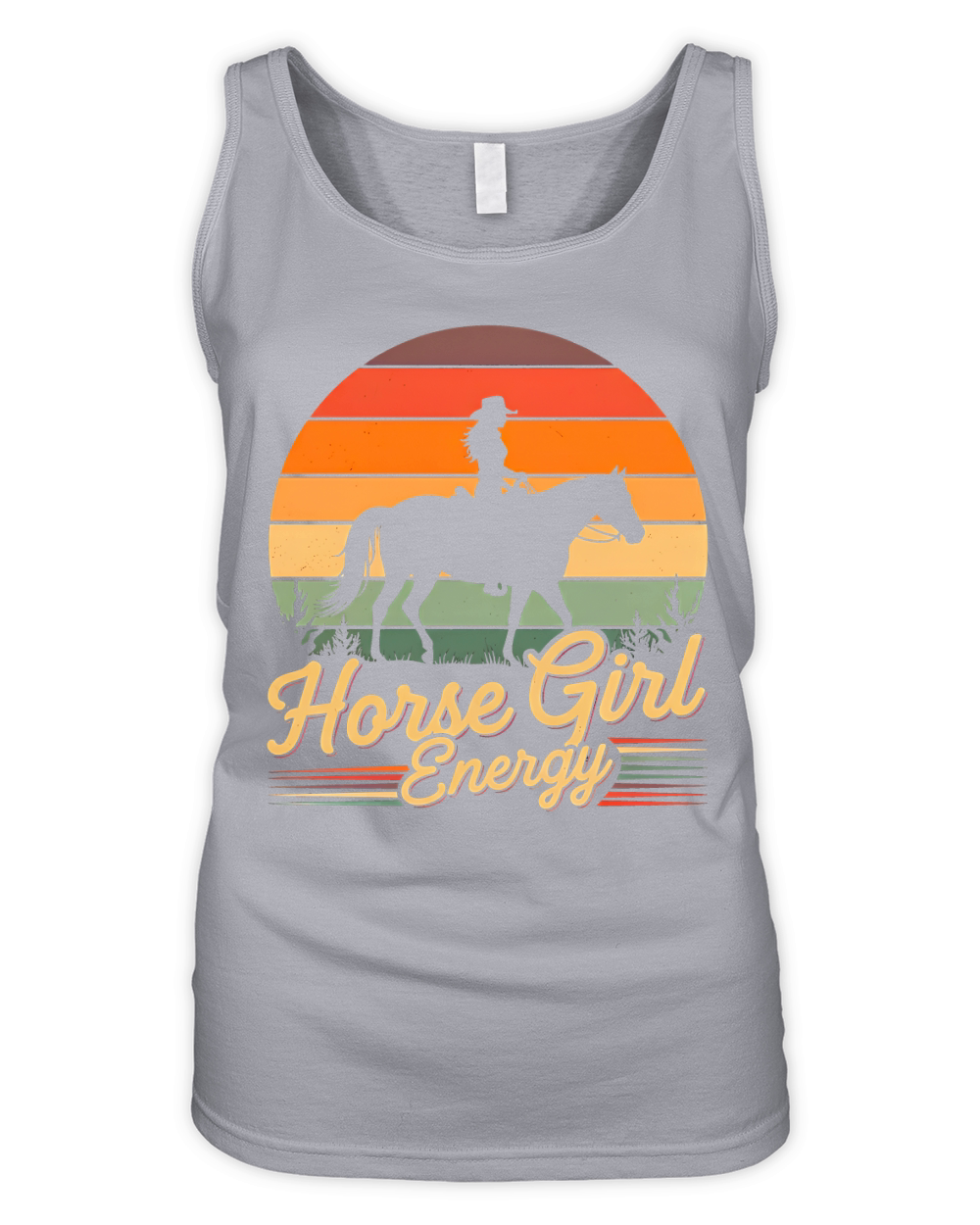 Horse Girl Energy Organic Women's Tank Top