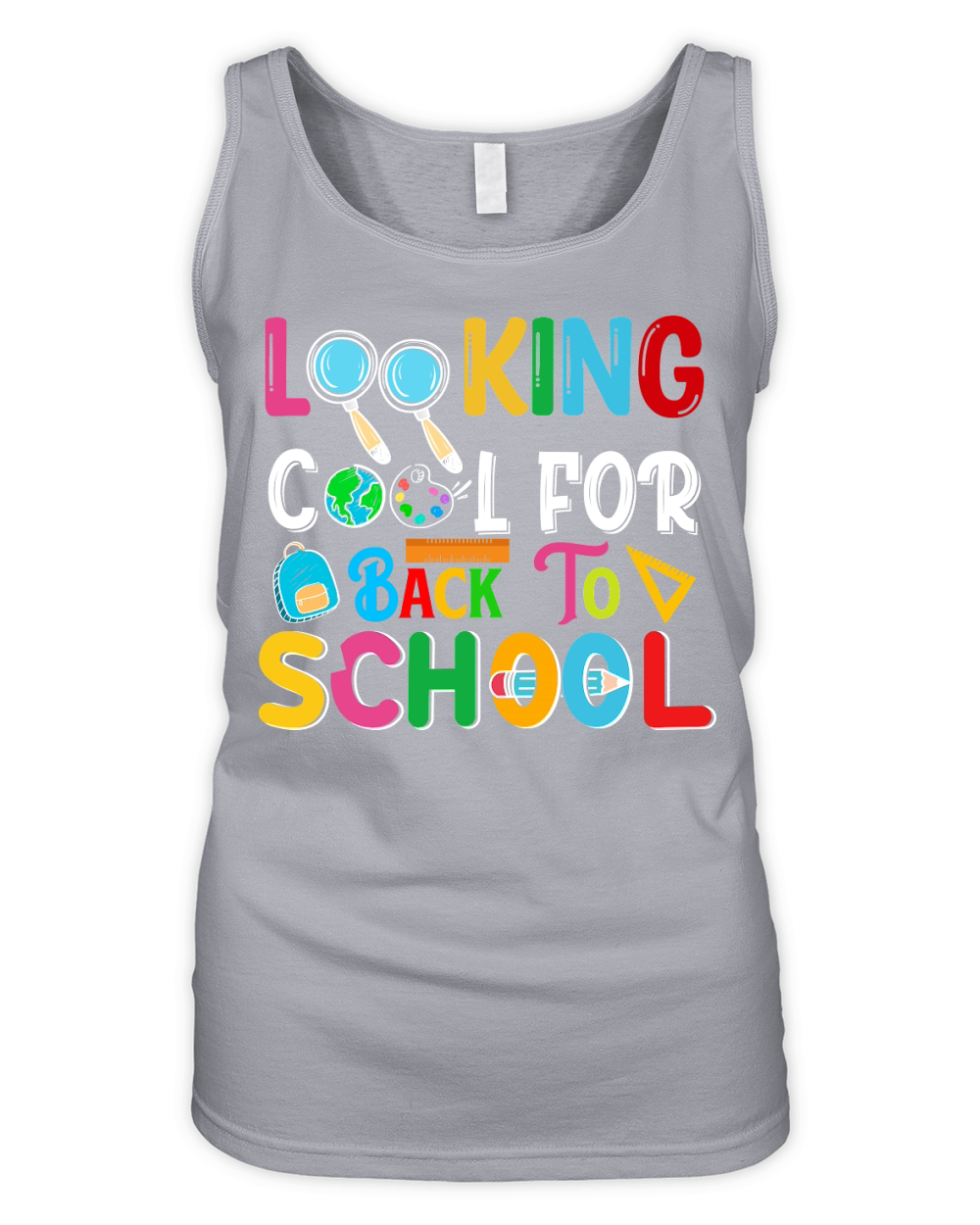 looking cool for back to school Organic Women's Tank Top