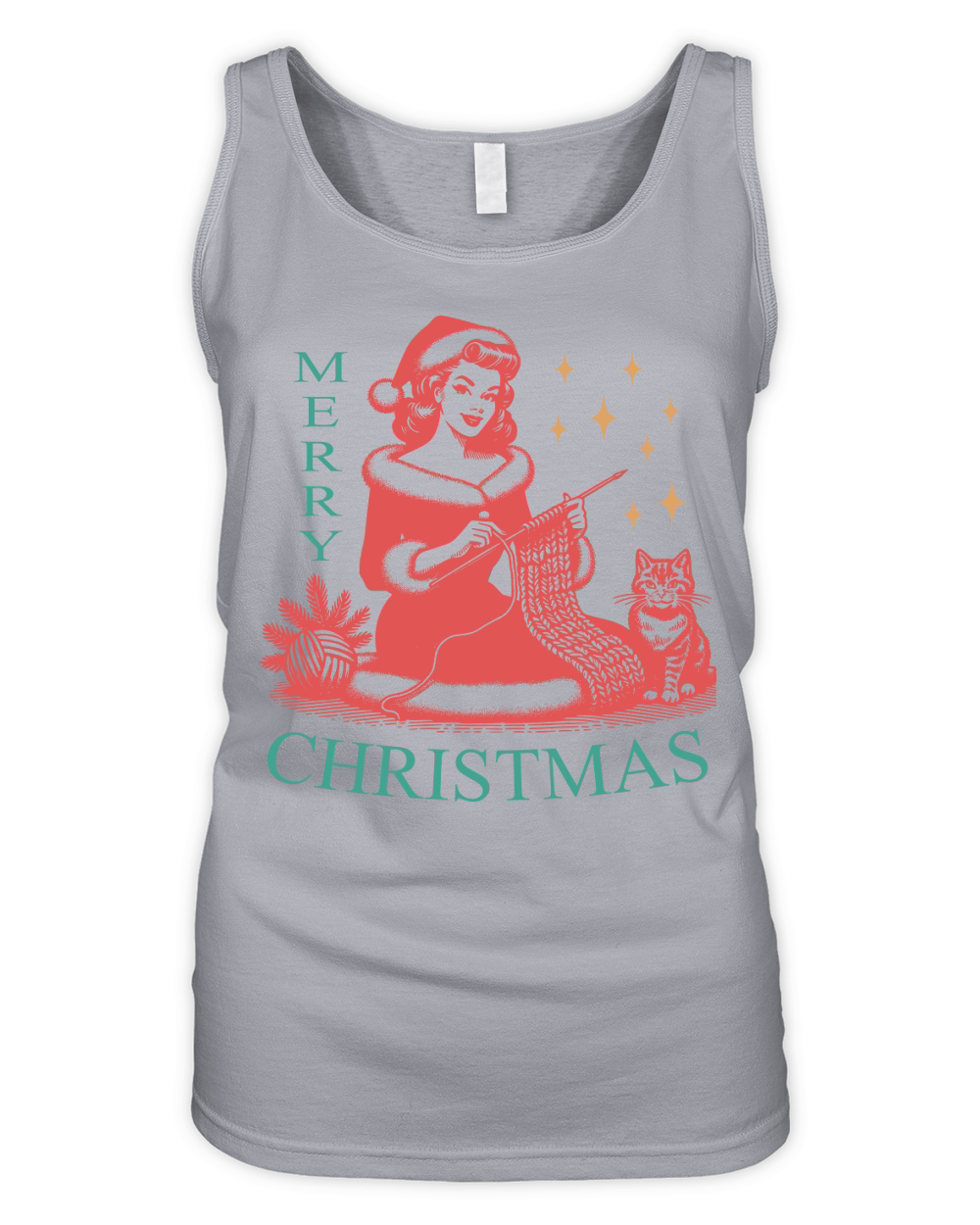 Merry Christmas 40 09 Organic Women's Tank Top