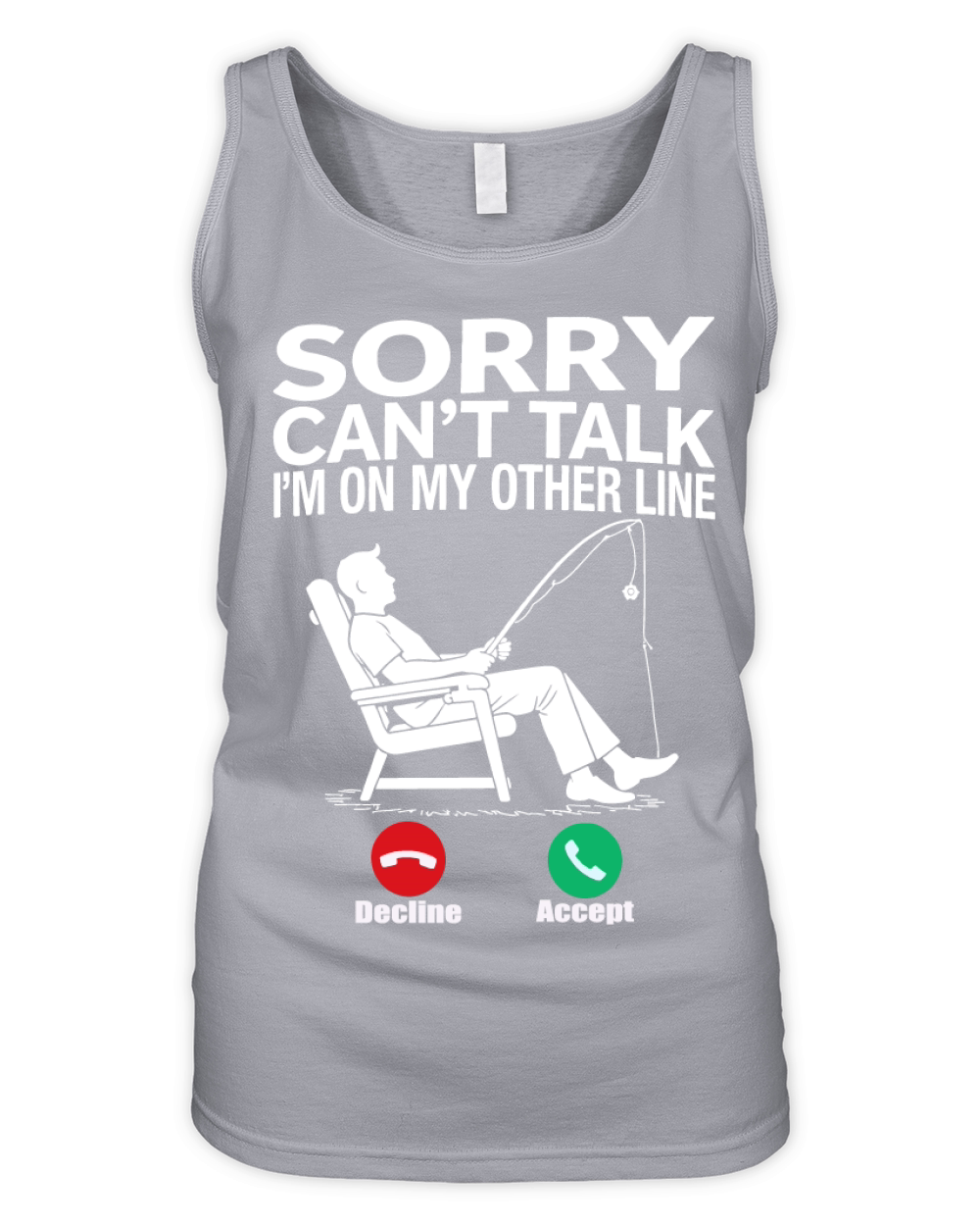 Sorry cant talk im on my other line Organic Women's Tank Top