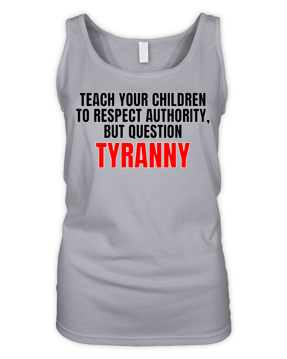Teach your children to not comply with tyranny Organic Women's Tank Top