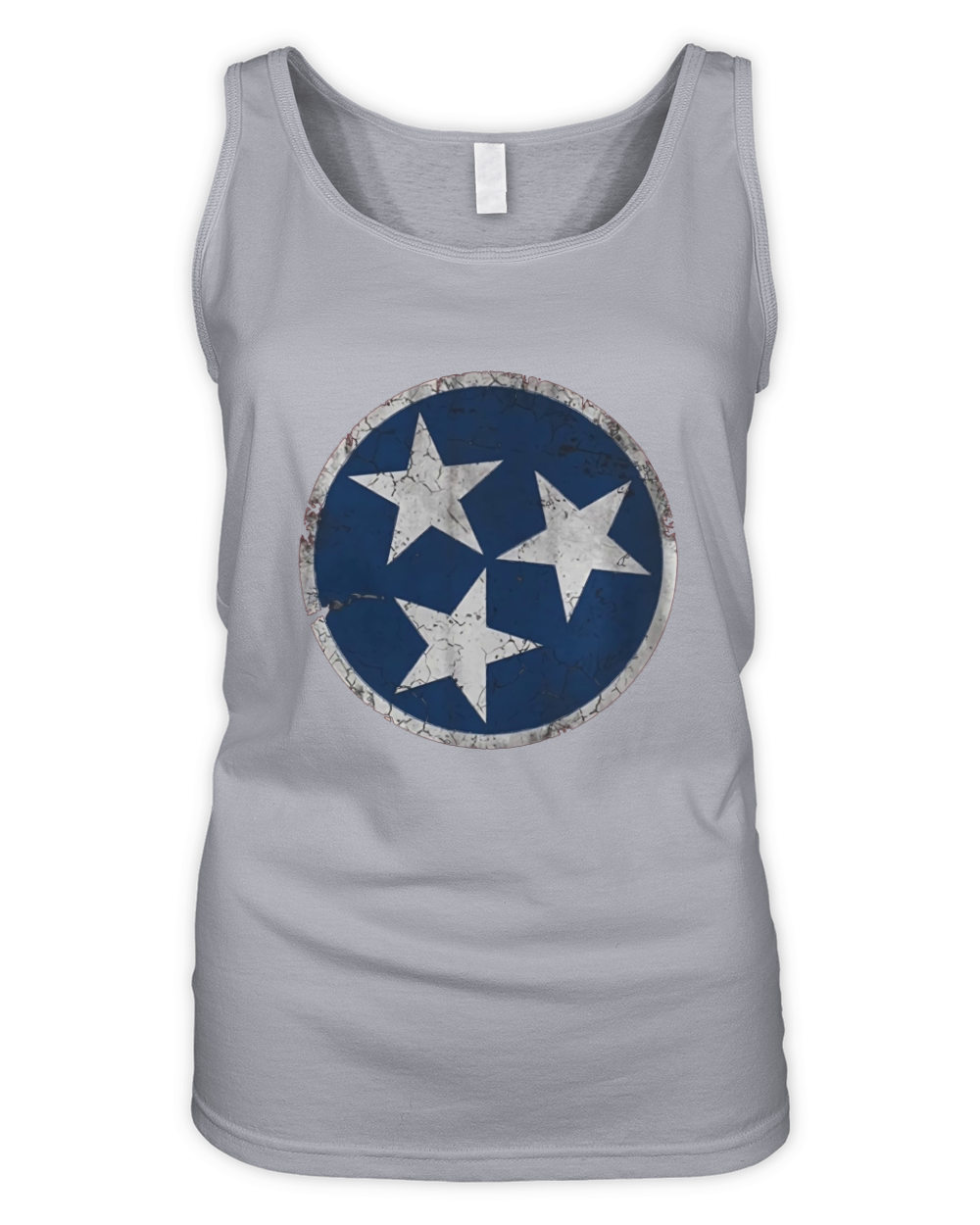 Vintage Grunge Flag of Tennessee Organic Women's Tank Top