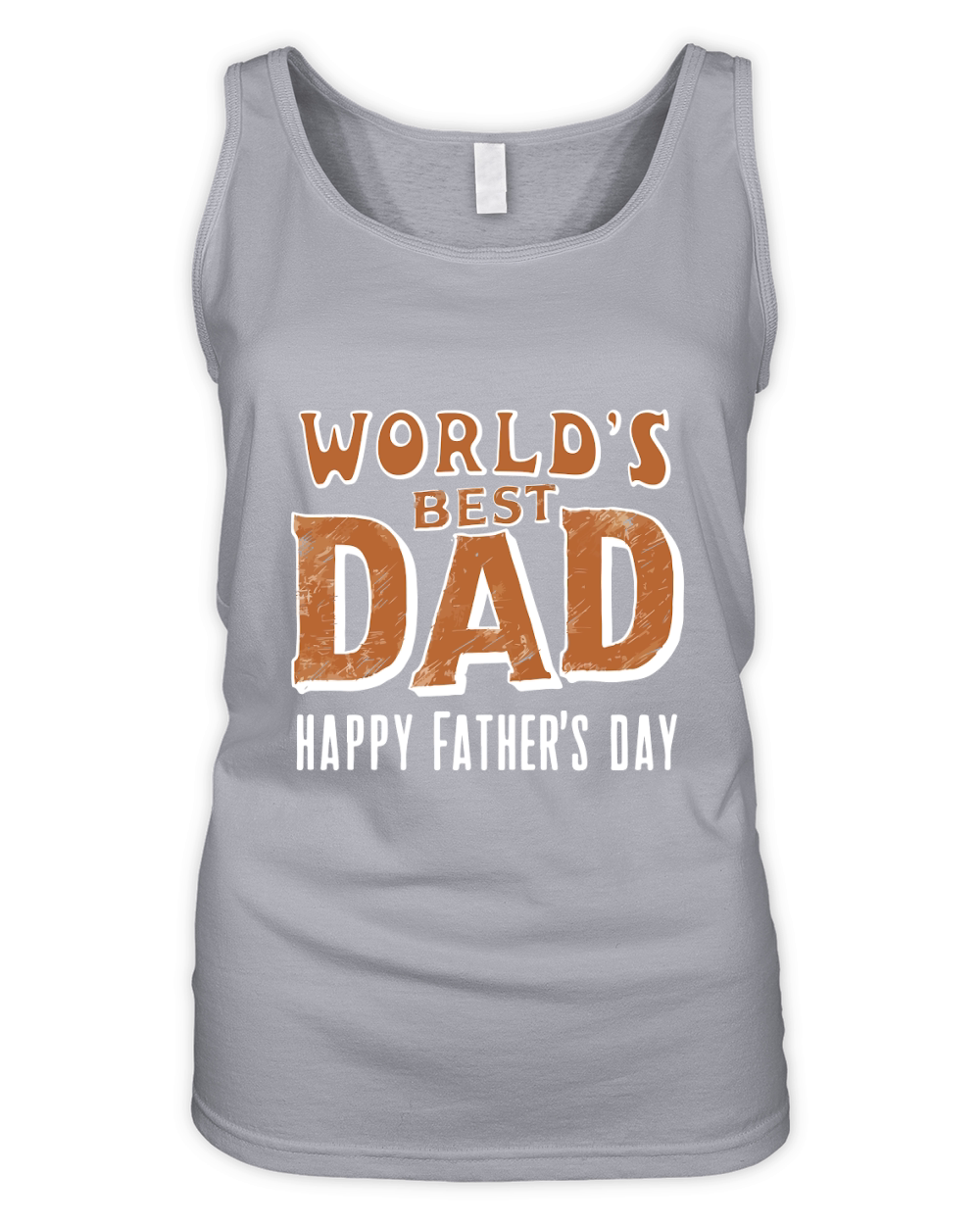 Worlds Best Dad Happy Fathers Day Organic Women's Tank Top