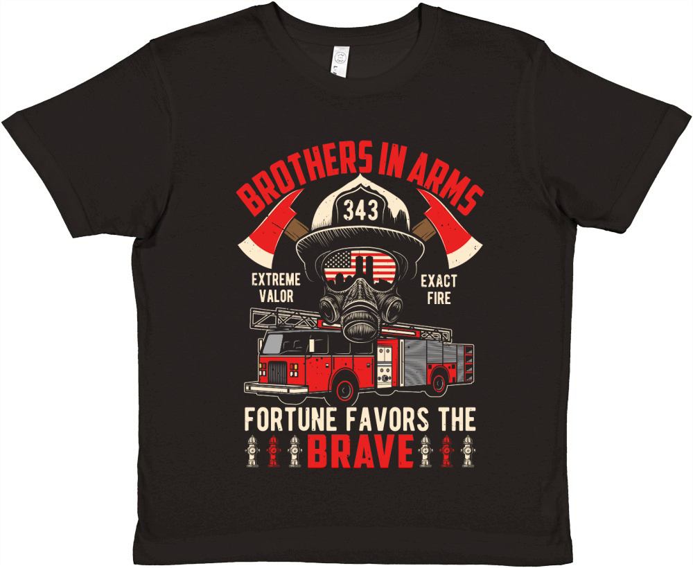 Brothers in arms extreme valor exact fire fortune favors the brave Premium Kids Crewneck T-shirt