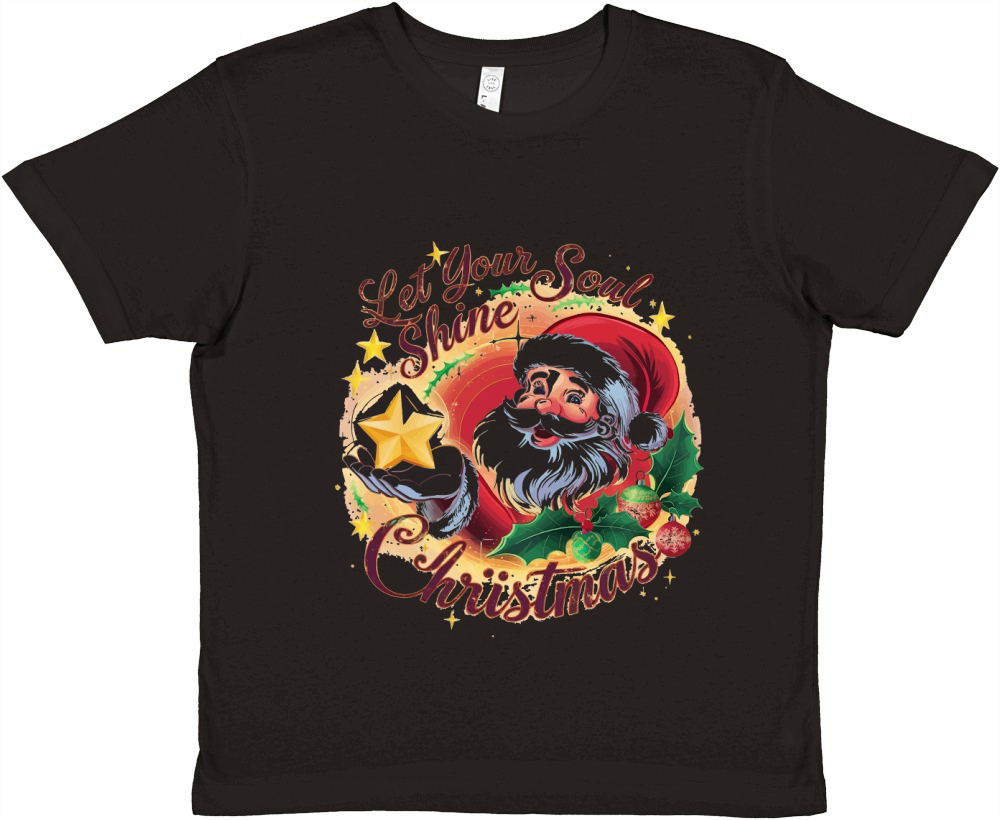 Let your soul shine Christmas Premium Kids Crewneck T-shirt