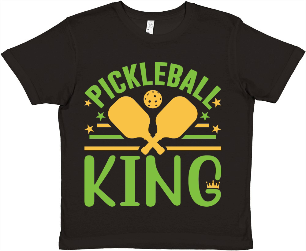Pickleball King 05 Premium Kids Crewneck T-shirt
