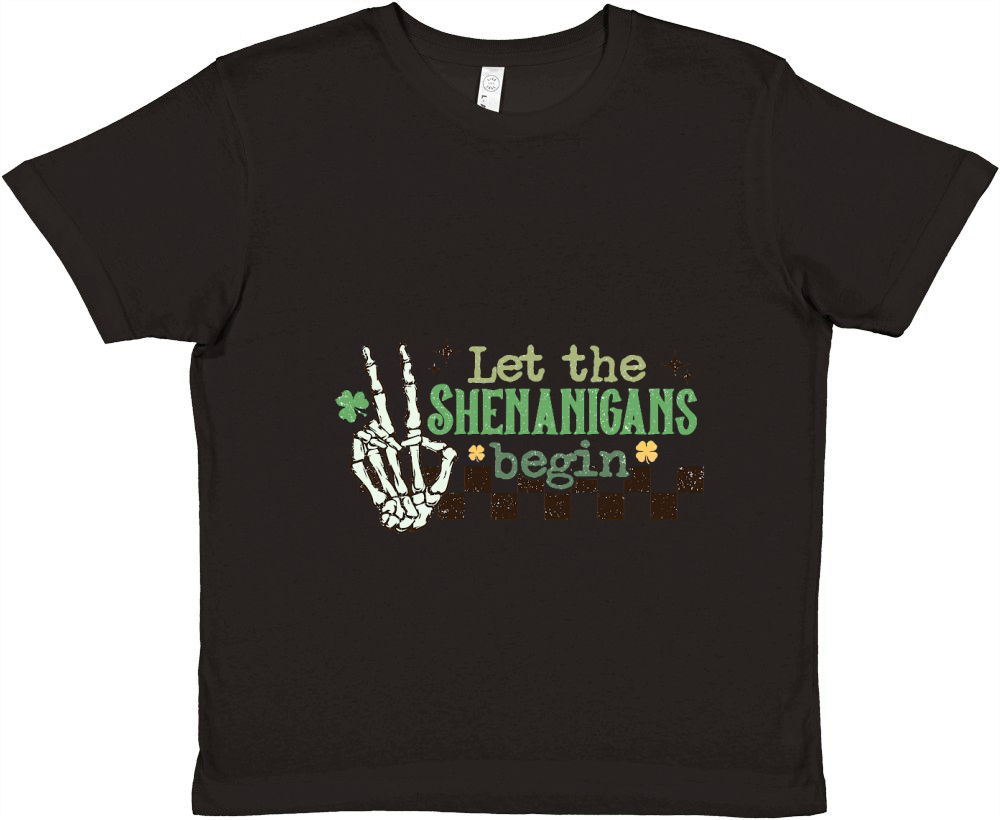 Retro St Patricks Day let the Premium Kids Crewneck T-shirt