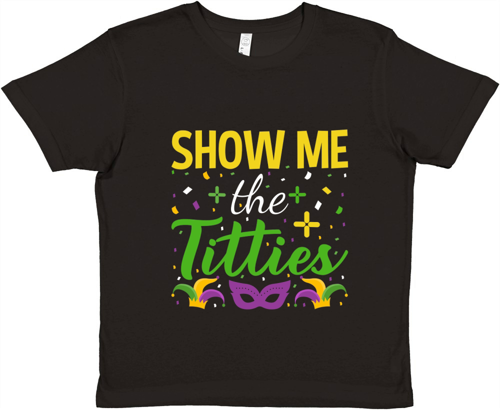 Show me the titties Premium Kids Crewneck T-shirt