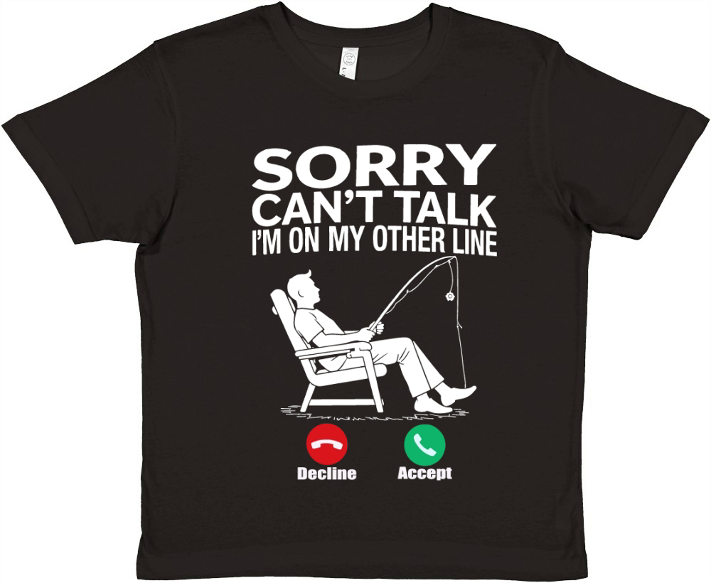 Sorry cant talk im on my other line Premium Kids Crewneck T-shirt