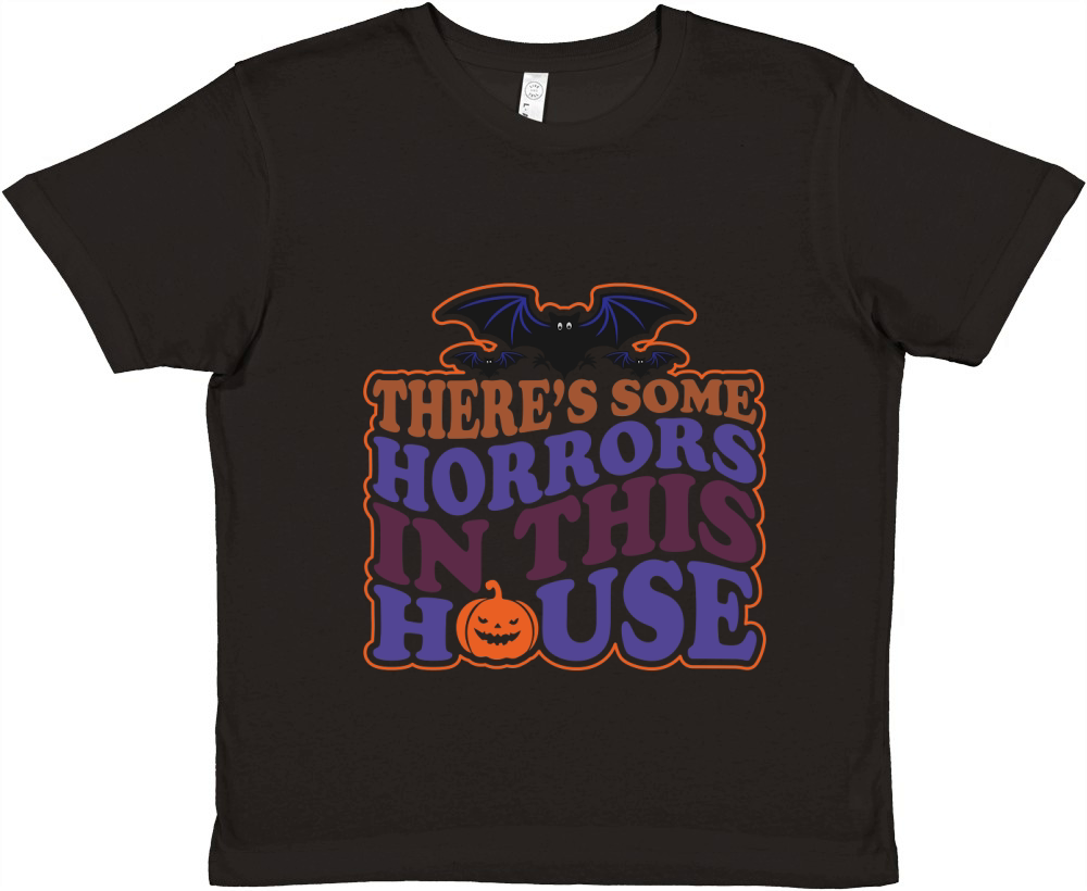 Theres Some Horrors In This House Premium Kids Crewneck T-shirt