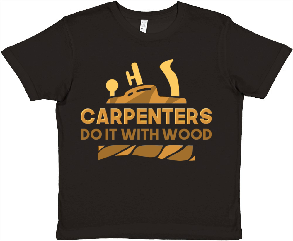 Woodworking Carpenter woodworker Premium Kids Crewneck T-shirt