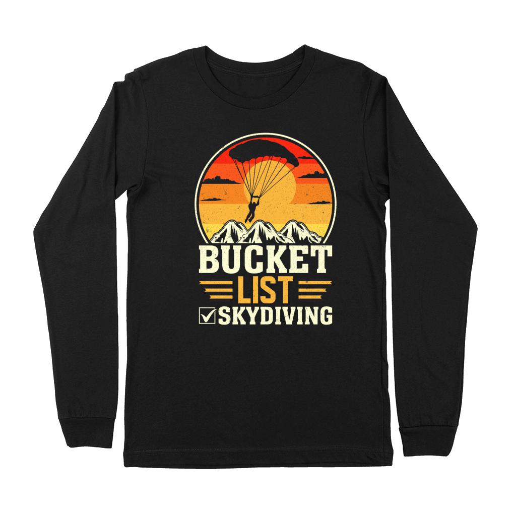 Bucket list skydiving 08 Premium Long Sleeve