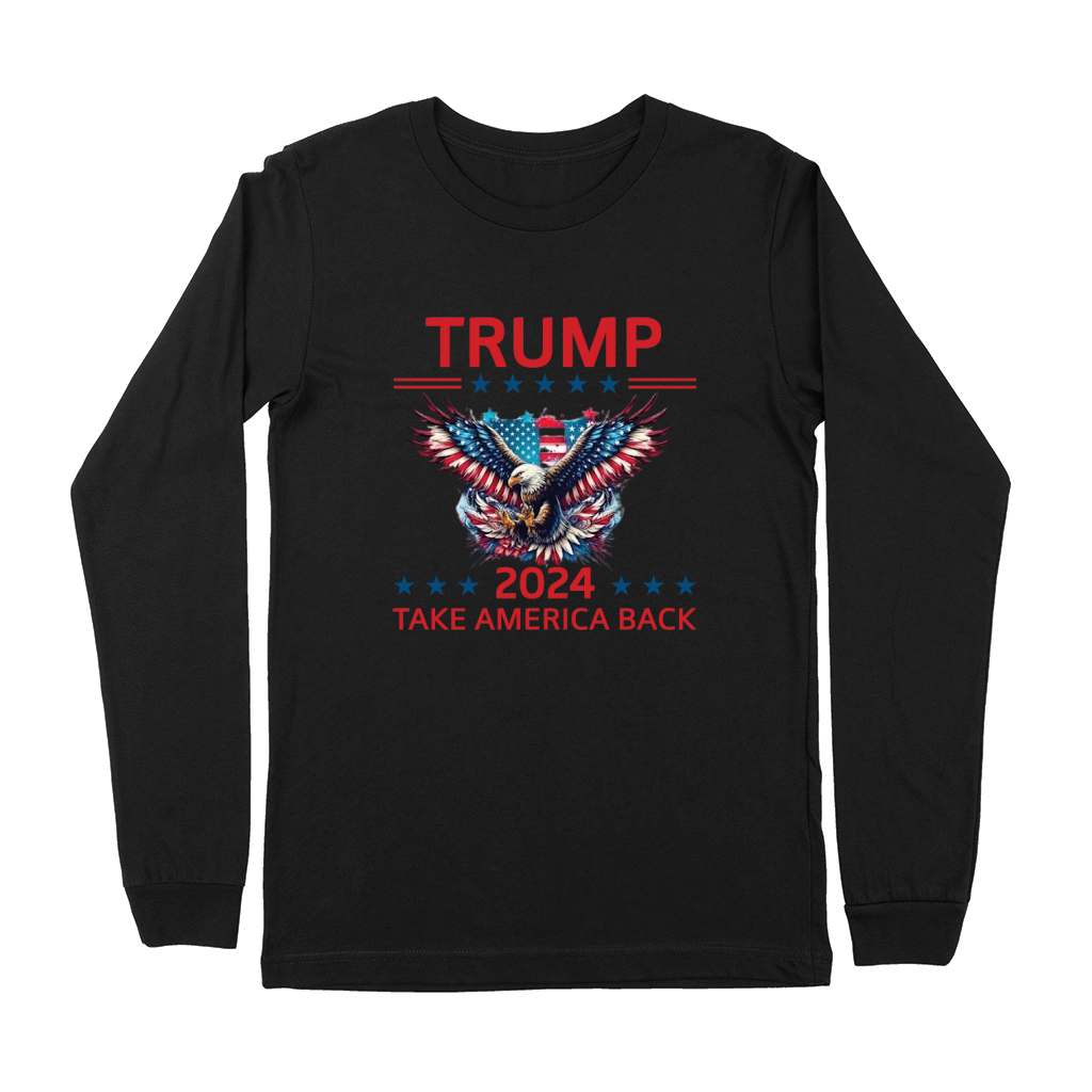 Trump 2024 Take American Back Premium Long Sleeve
