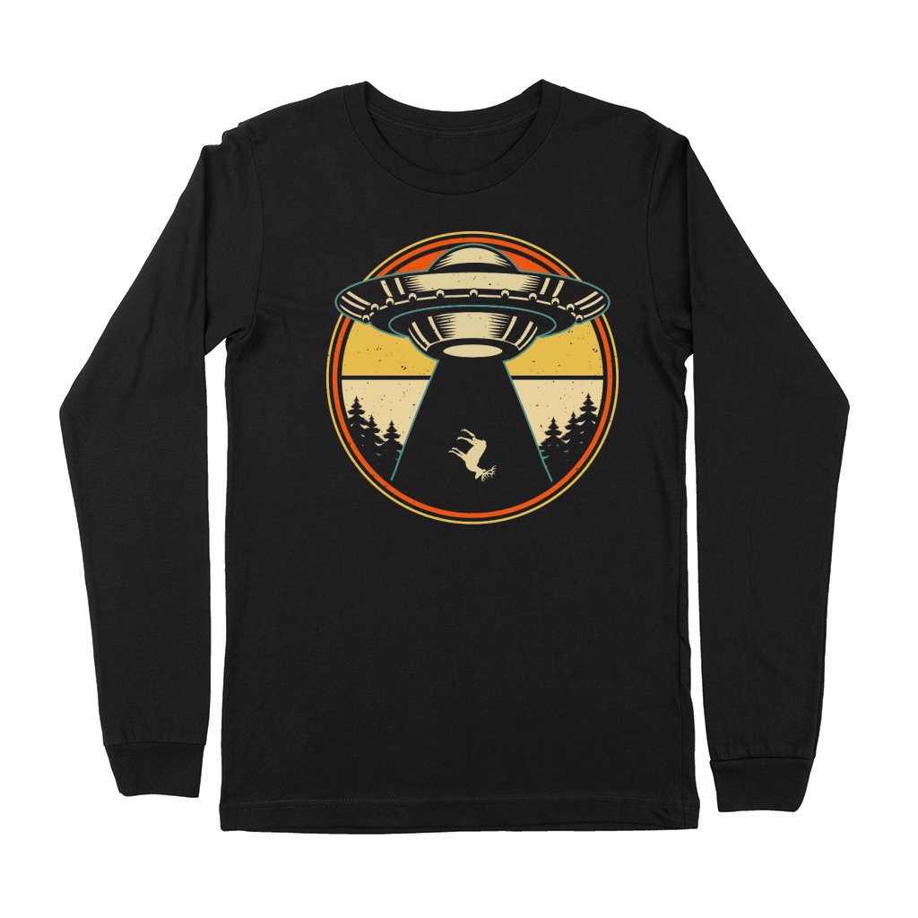 Vintage UFO Alien 19 Premium Long Sleeve