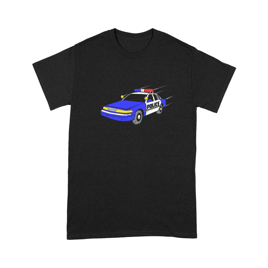 Police Car Graphic Kids Premium T-shirt