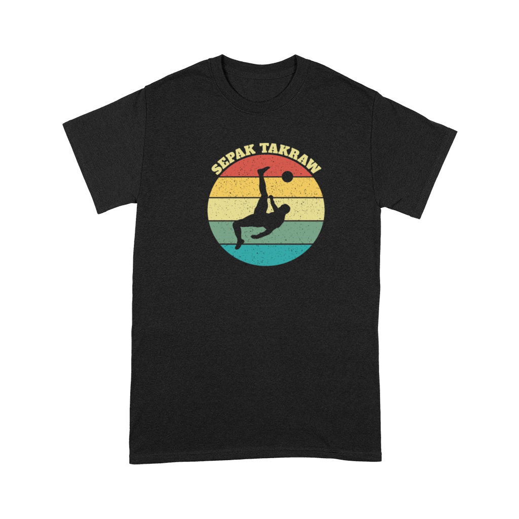 Retro Vintage Kick Volleyball Sepak Takraw Premium T-shirt