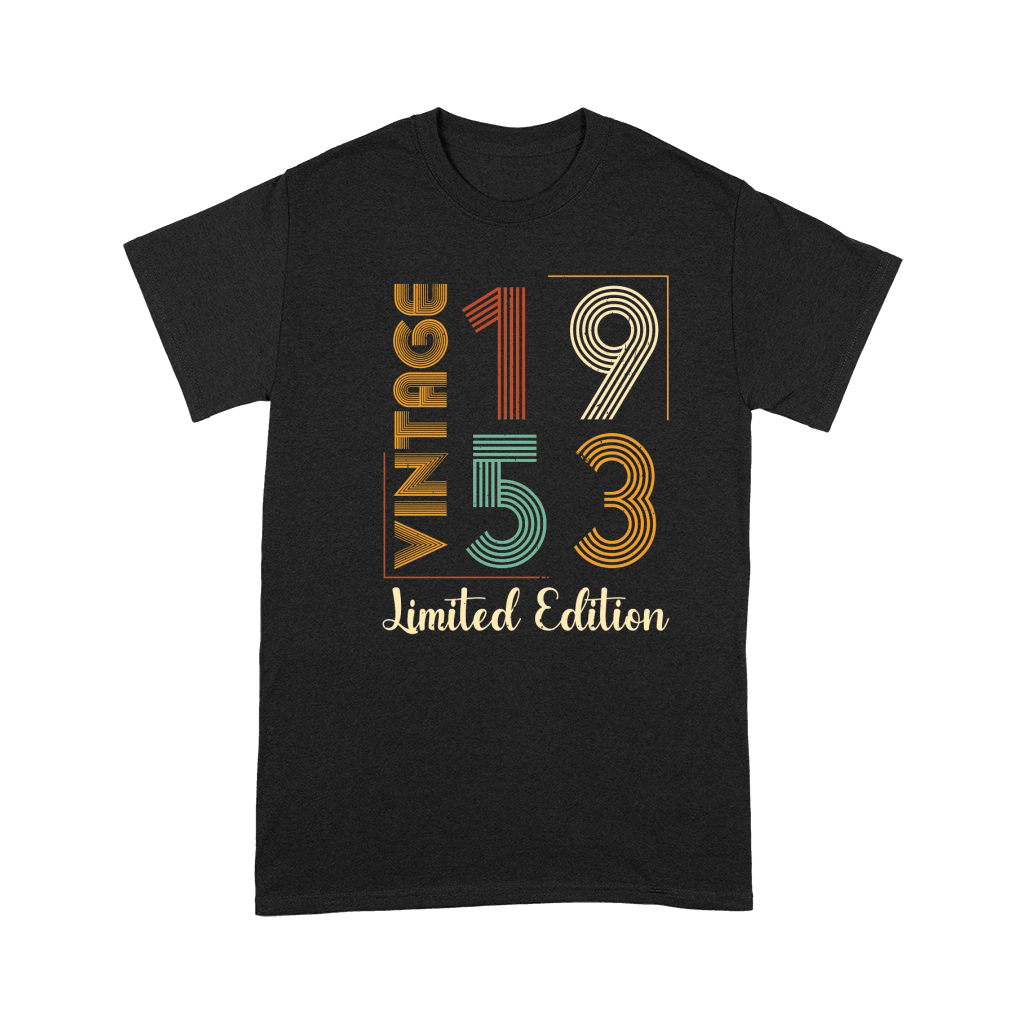 Vintage 1953 Limited Edition Birthday T Shirt Design (1) Premium T-shirt