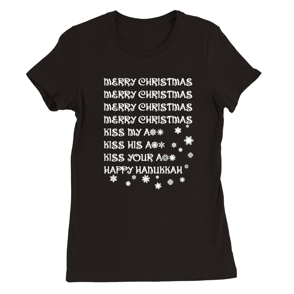Christmas Vacation Merry Christmas List Premium Womens Crewneck T-shirt