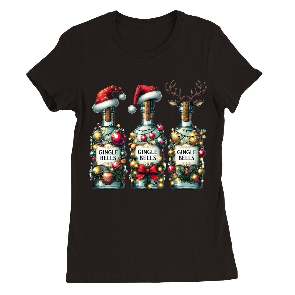 GingleBells (2) Premium Womens Crewneck T-shirt