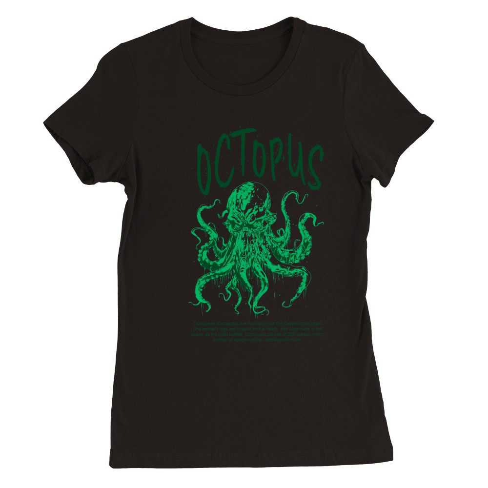 Octopus Premium Womens Crewneck T-shirt