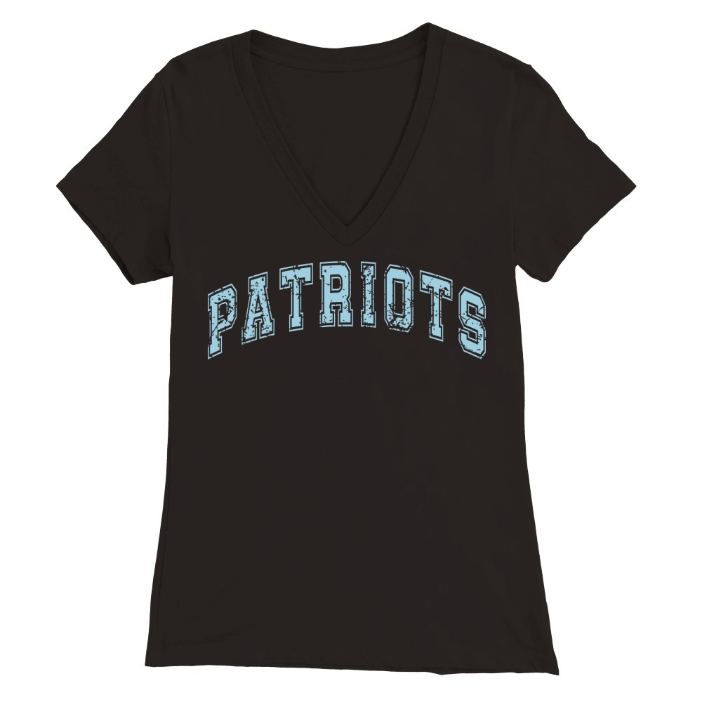 Patriots distressed 2 Premium Womens V-Neck T-shirt