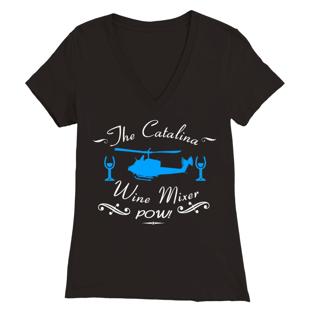 The Catalina Wine Mixer Premium Womens V-Neck T-shirt