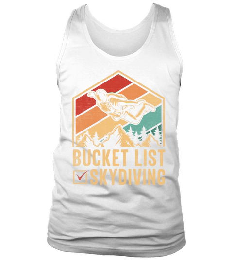 Bucket list skydiving 04 Tank Top Unisex