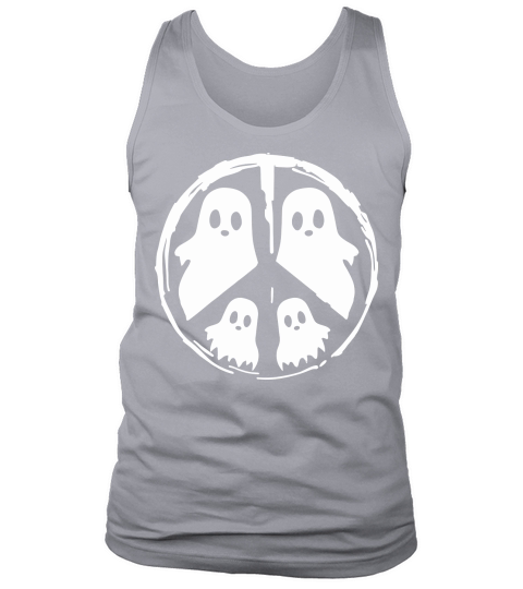 Halloween Peace Single Color Tank Top Unisex