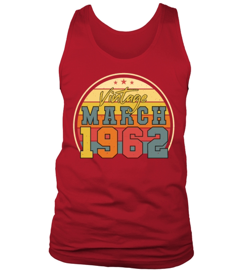 March 1962 Vintage Tank Top Unisex