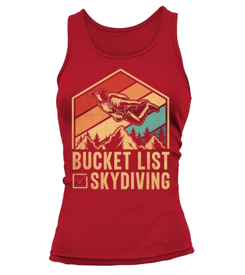 Bucket list skydiving 04 Tank top Woman