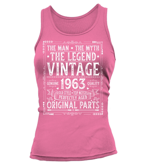 The Man The Myth The Legend Vintage 1963 Tank top Woman