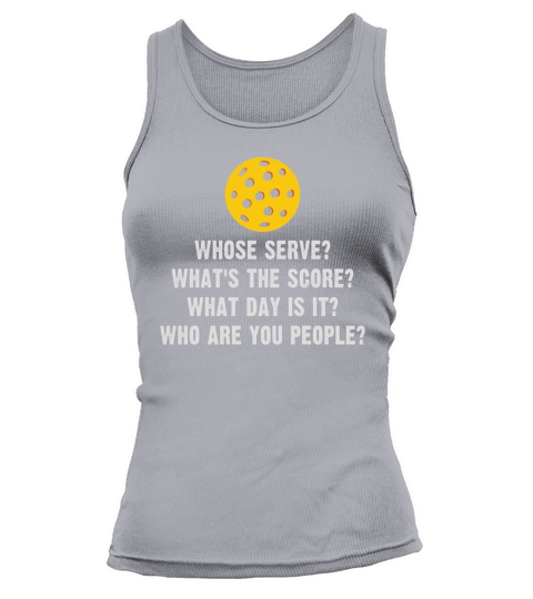 Whose Serve Whats The Score Tank top Woman