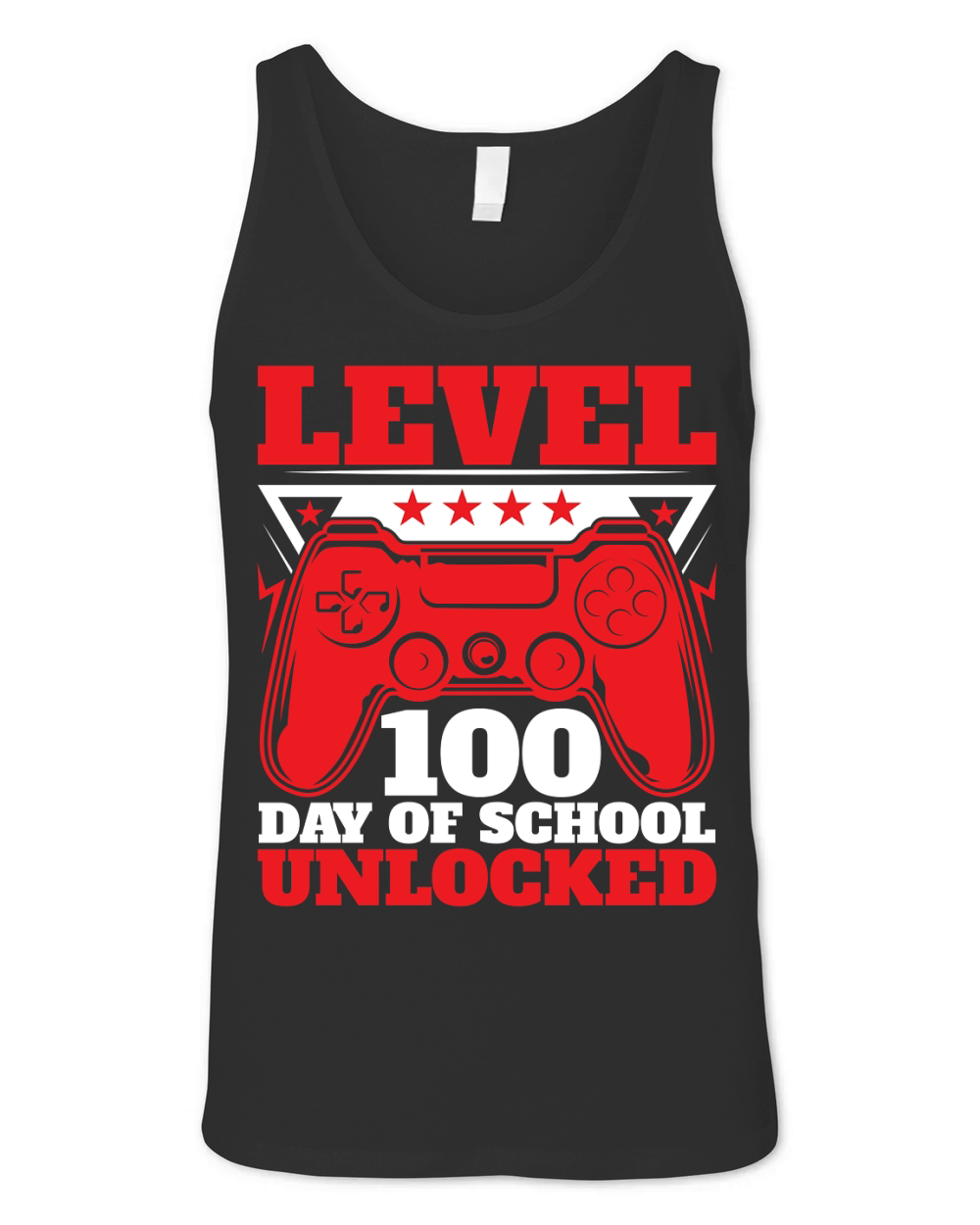 Level 100 Day Of School Unlocked Unisex Jersey Tank