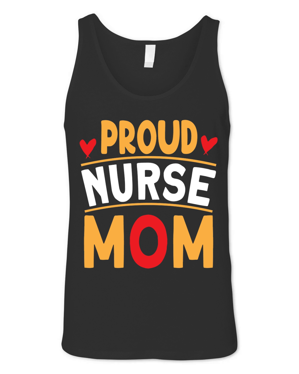 Mothers Day   Proud Nurse Mom Unisex Jersey Tank