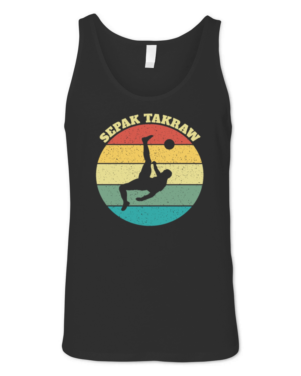 Retro Vintage Kick Volleyball Sepak Takraw Unisex Jersey Tank