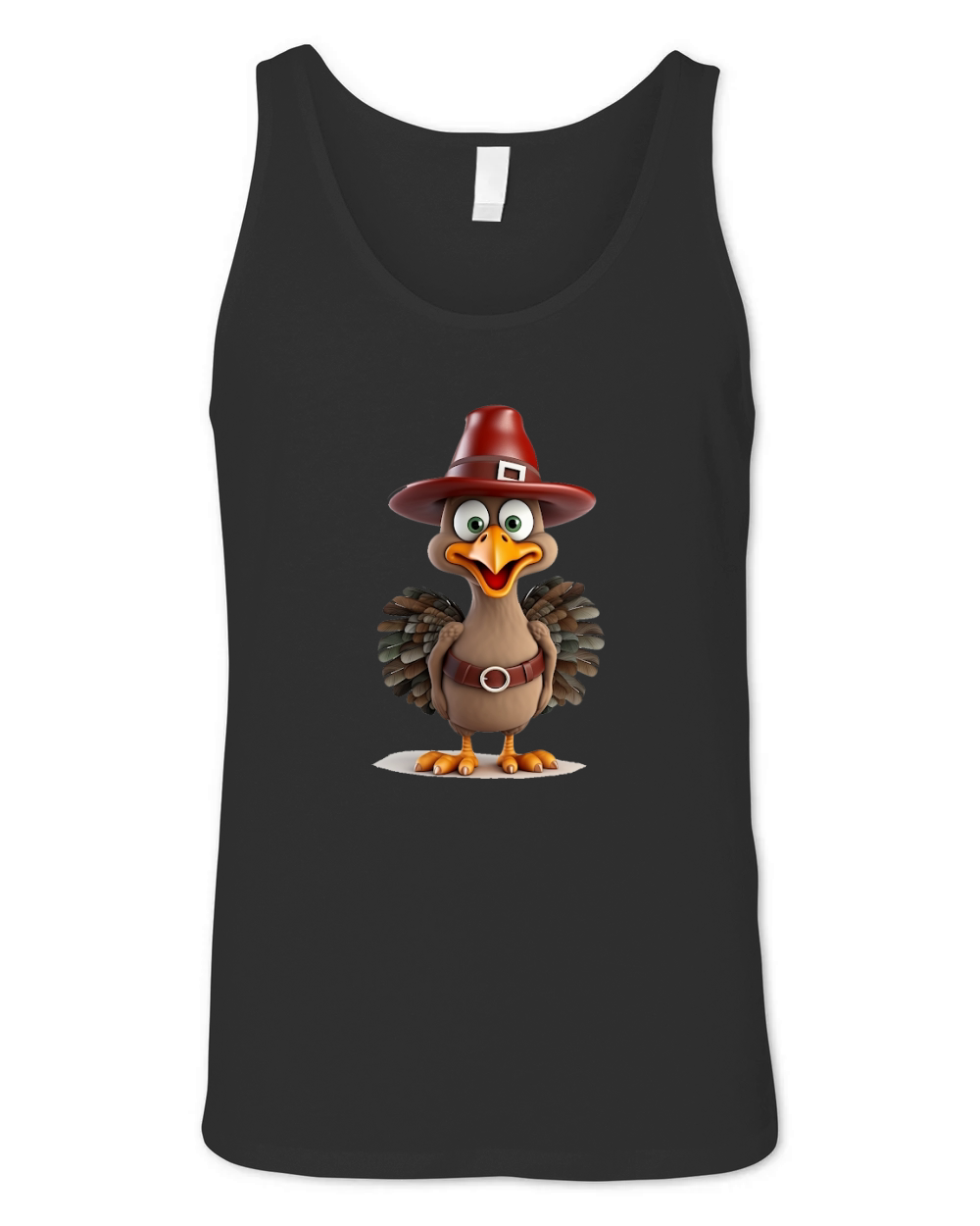 Thanksgiving Funny Turkey Unisex Jersey Tank