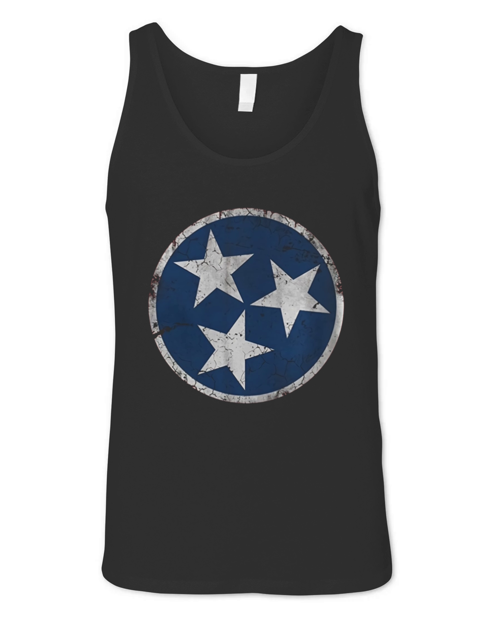 Vintage Grunge Flag of Tennessee Unisex Jersey Tank