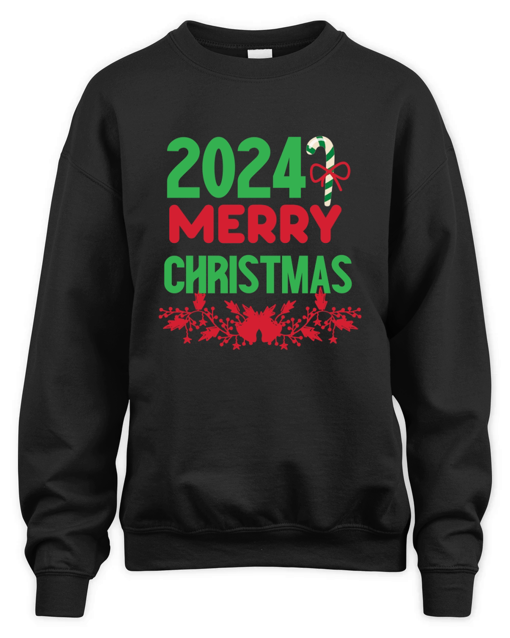2024 Merry Christmas Unisex Premium Crewneck Sweatshirt
