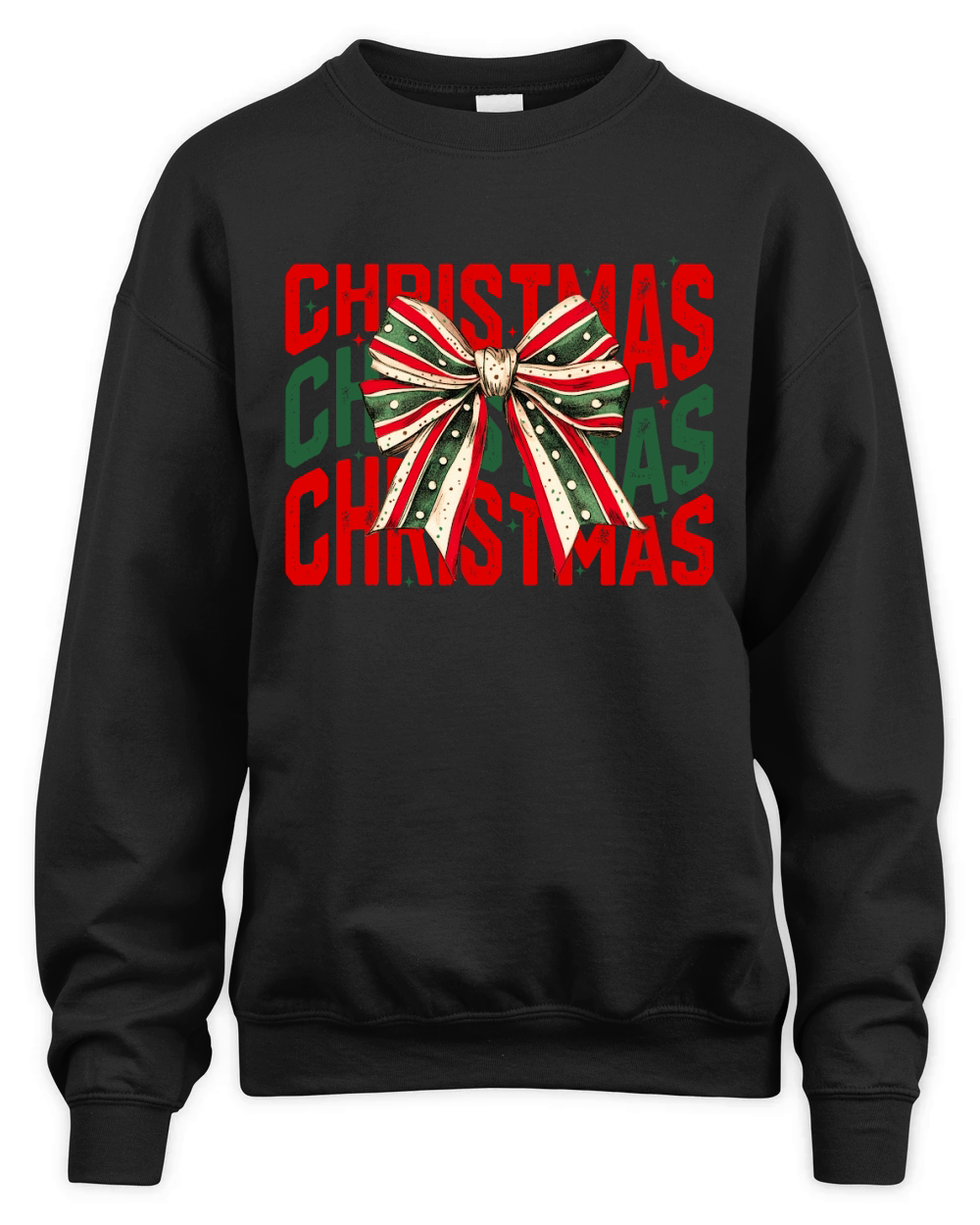 Christmas bow2 Unisex Premium Crewneck Sweatshirt