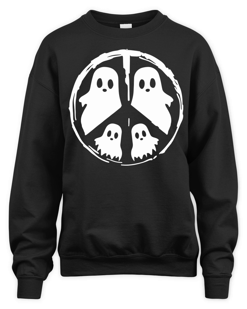 Halloween Peace Single Color Unisex Premium Crewneck Sweatshirt
