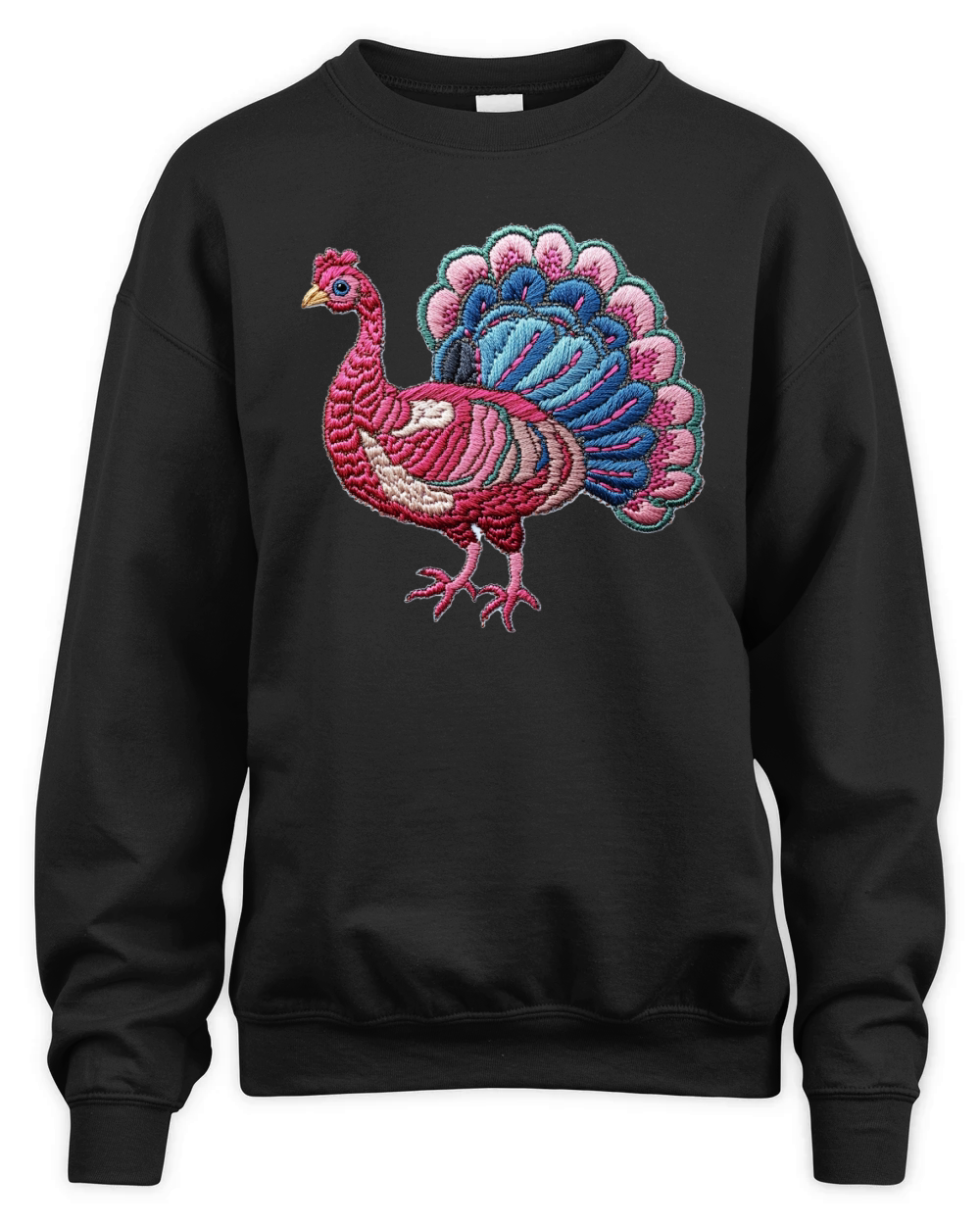 Thanksgiving Funny Turkey 21 Unisex Premium Crewneck Sweatshirt