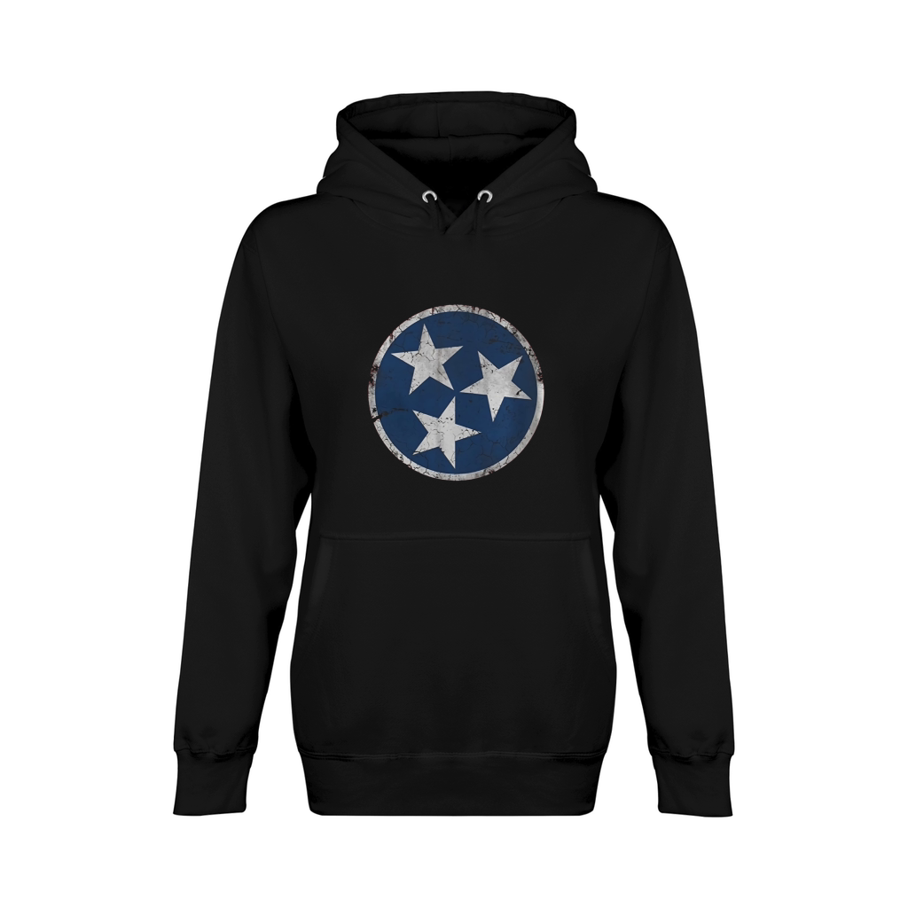 Vintage Grunge Flag of Tennessee Unisex Premium Pullover Hoodie