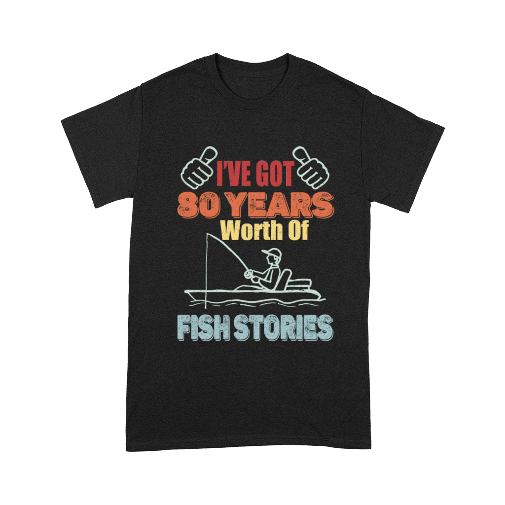 80 Years Worth Of Fish Stories-1941 Birthday Gift Unisex T-Shirt