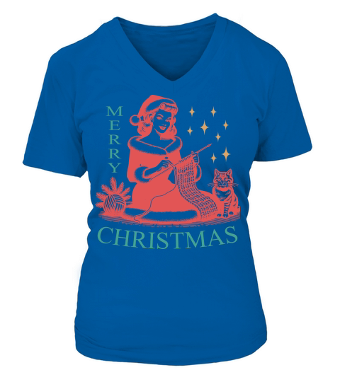 Merry Christmas 40 09 V-neck T-Shirt Woman