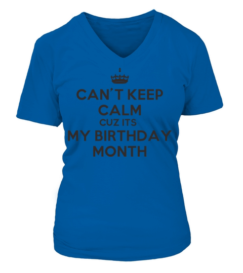 my birth month V-neck T-Shirt Woman
